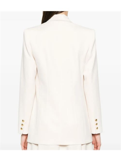 JACKET WITH PIPING ELISABETTA FRANCHI | GI09051E2193 burro